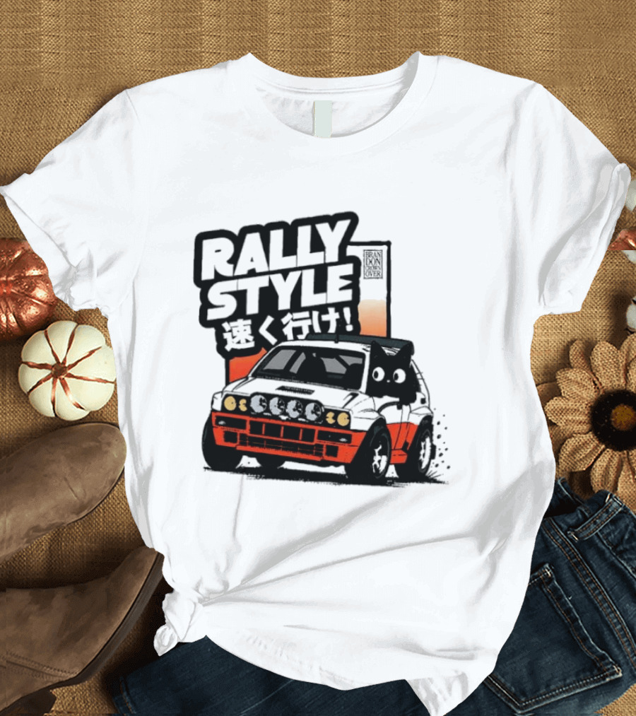 Rally Style Lancia Delta Integrale Hayashi Iku Speed T-Shirt