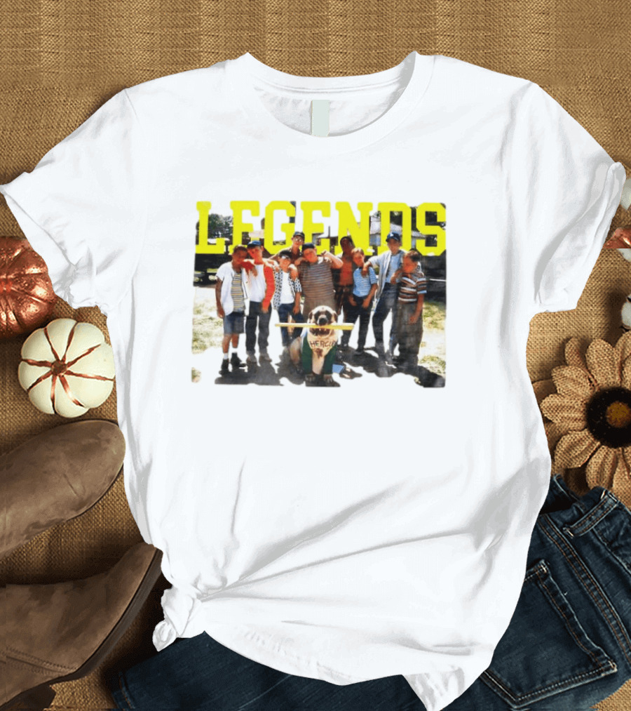 The Sandlot Legends With Hercules The Dog Movie Characters T-Shirt