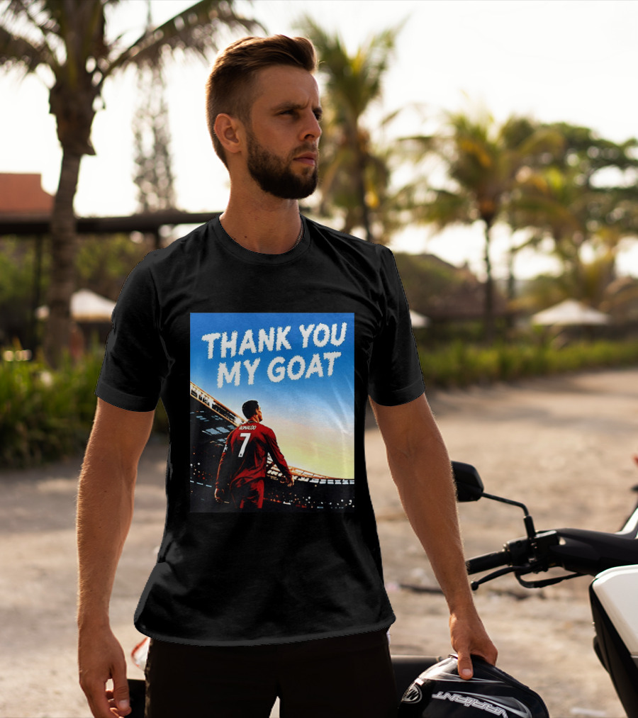 Thank You My Goat Cristiano Ronaldo 7 Portugal National Team T-Shirt