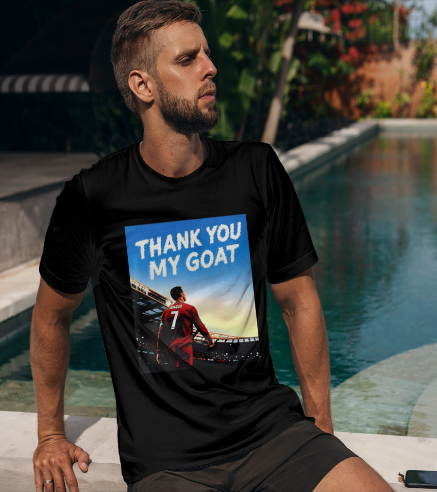 Thank You My Goat Cristiano Ronaldo 7 Portugal National Team T-Shirt
