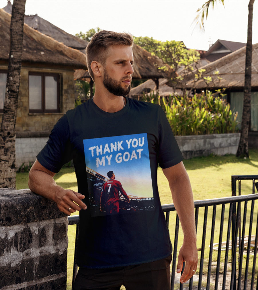 Thank You My Goat Cristiano Ronaldo 7 Portugal National Team T-Shirt