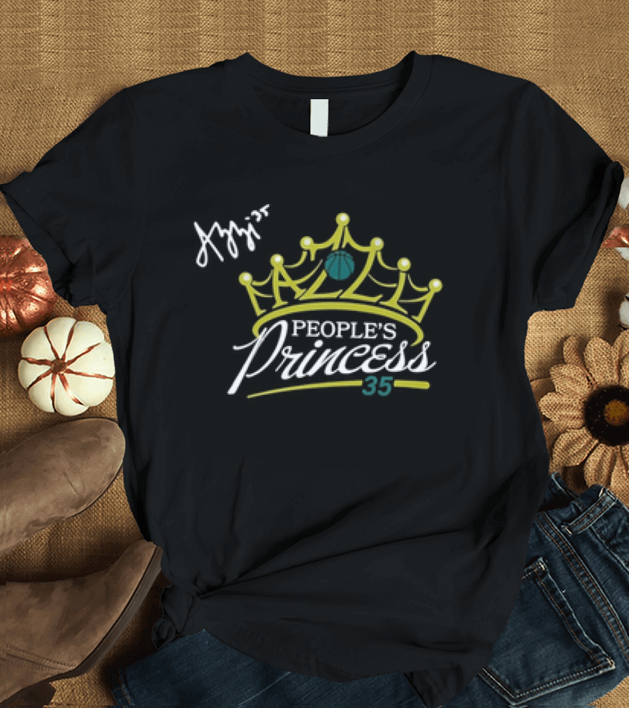 Dallas Wings Azzi Fudd People's Princess 35 Basketball T-Shirt