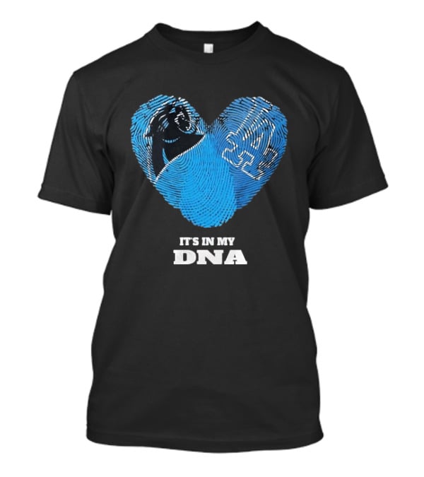 Los Angeles Dodgers Carolina Panthers It's In My DNA T-Shirt
