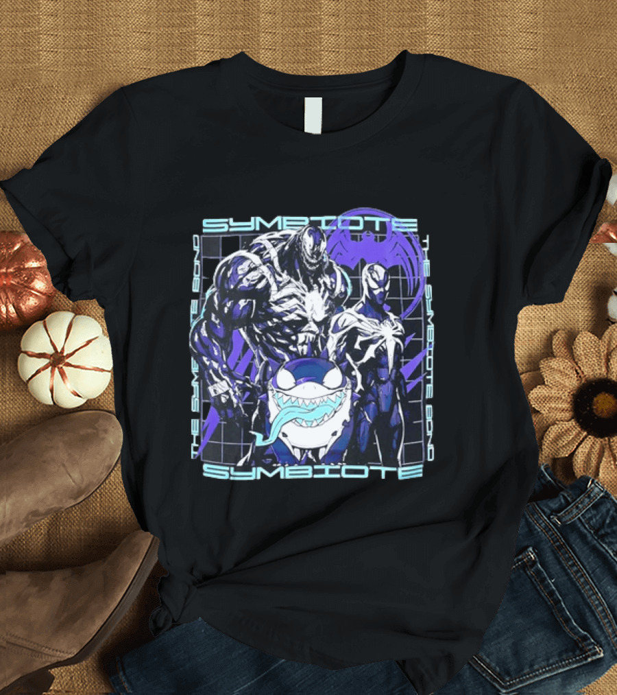 Symbiote Bond Venom Spider Man Villain Heroes Streetwear T-Shirt