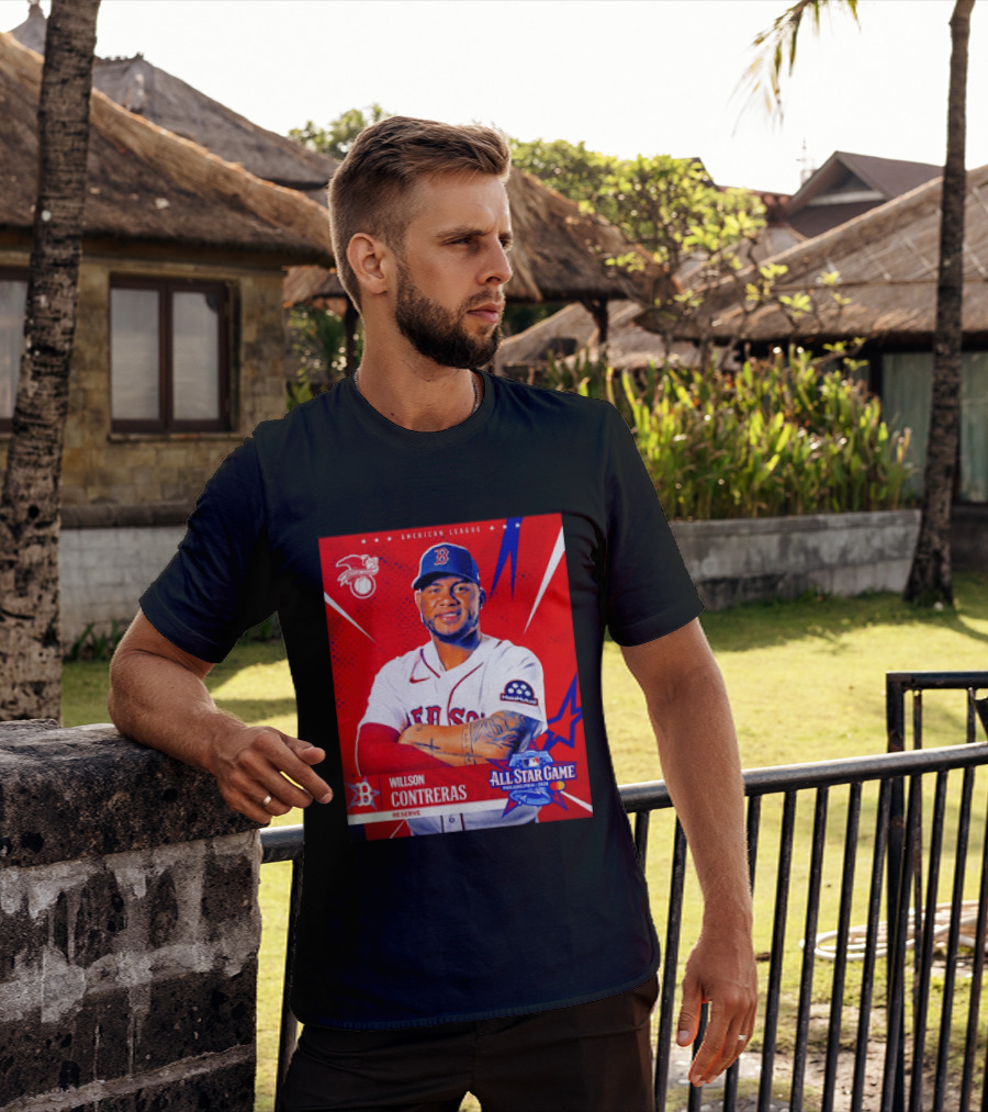Boston Red Sox Willson Contreras 2026 All Star Game Reserve American League T-Shirt
