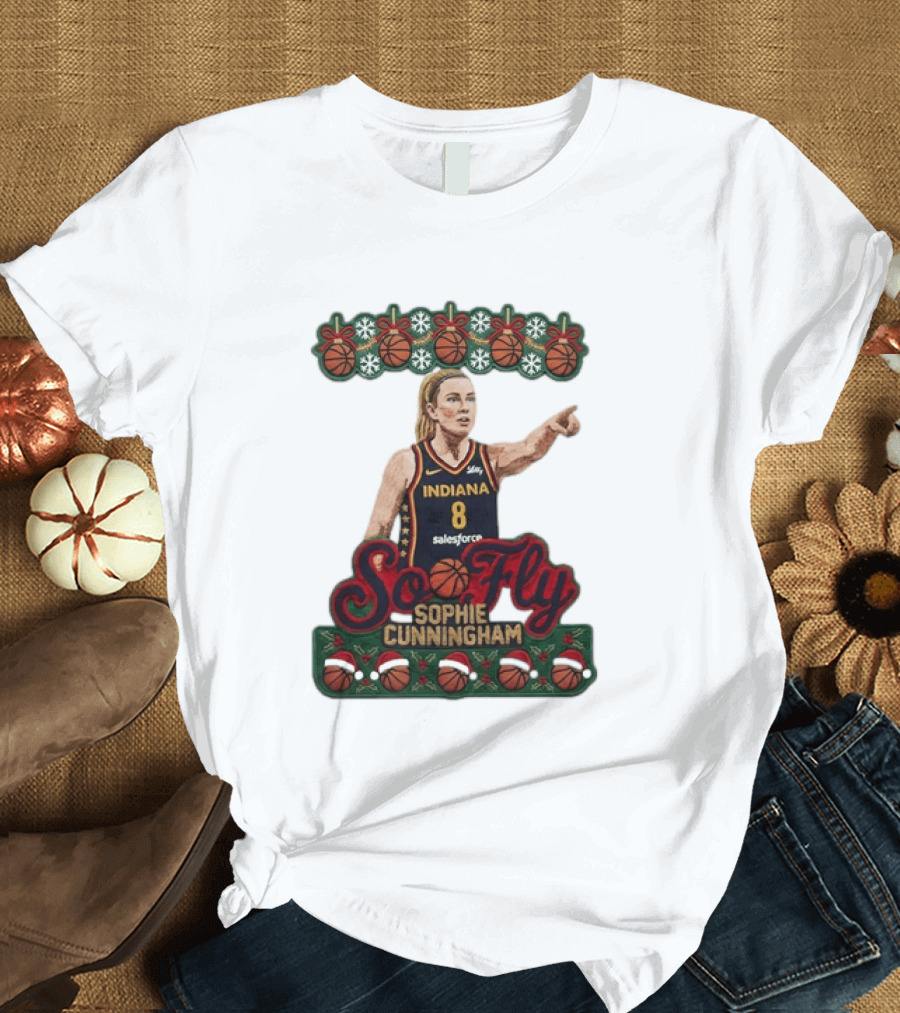 Indiana Fever So Fly Sophie Cunningham Basketball WNBA 2026 T-Shirt