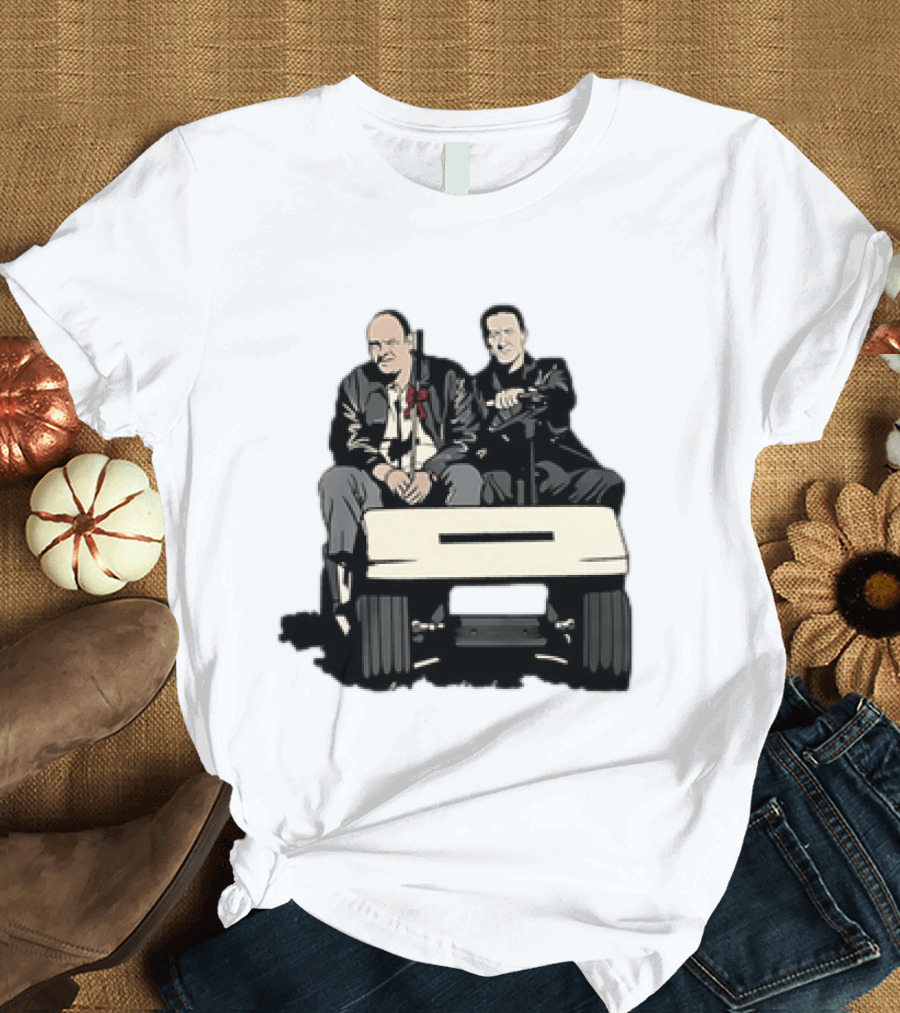 The Sopranos Tony Soprano Furio Giunta Riding Golf Cart Scene T-Shirt