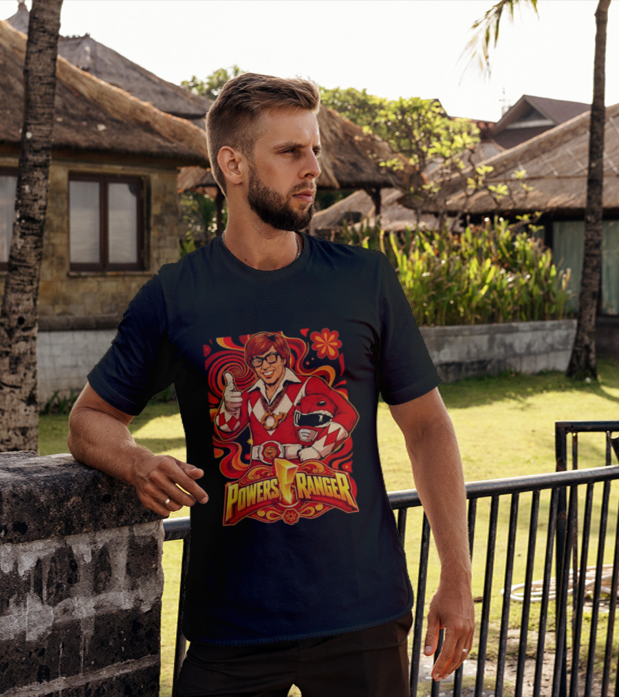 Powers Ranger Austin Powers Power Rangers T-Shirt