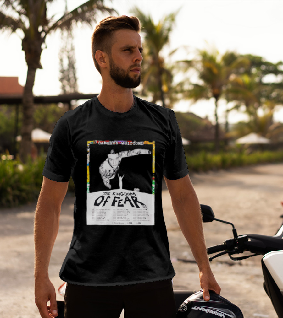 Cameron Whitcomb The Kingdom Of Fear Tour 2026 Dates And Locations T-Shirt