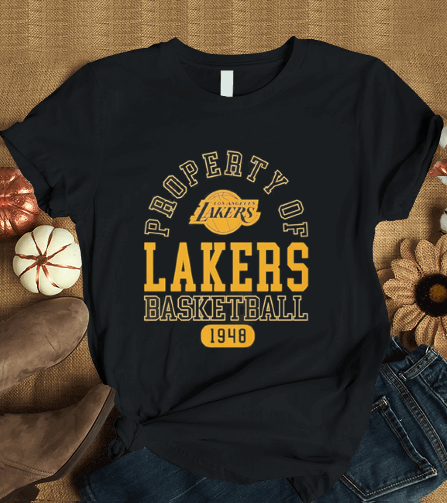 Property Of Los Angeles Lakers Basketball 1948 T-Shirt