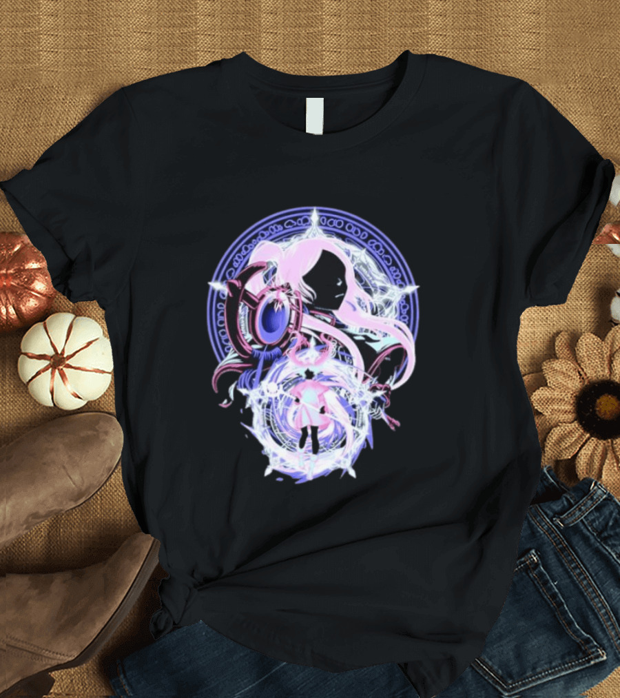 Frieren Beyond Journey's End Anime Character Art With Magical Circle T-Shirt