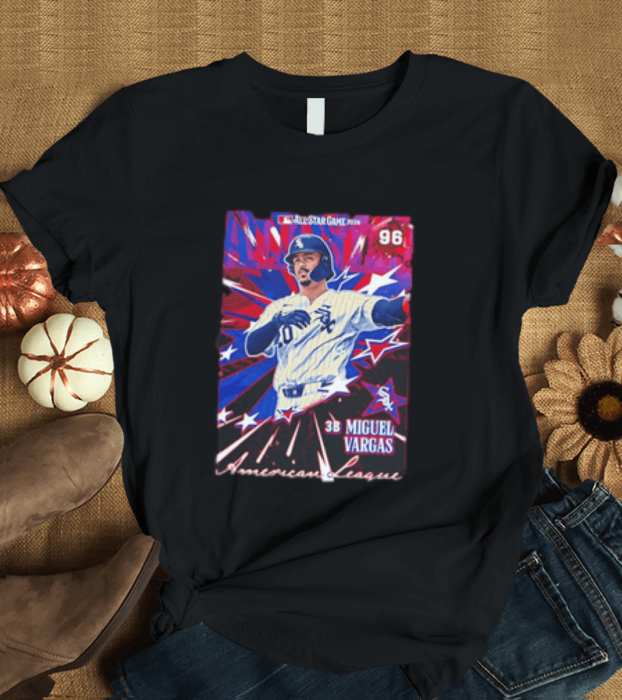 MLB All Star Game 2026 Miguel Vargas Chicago White Sox 3B American League 96 T-Shirt