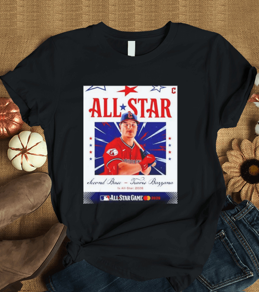 Travis Bazzana 2026 MLB All Star Game Second Base Player Card T-Shirt