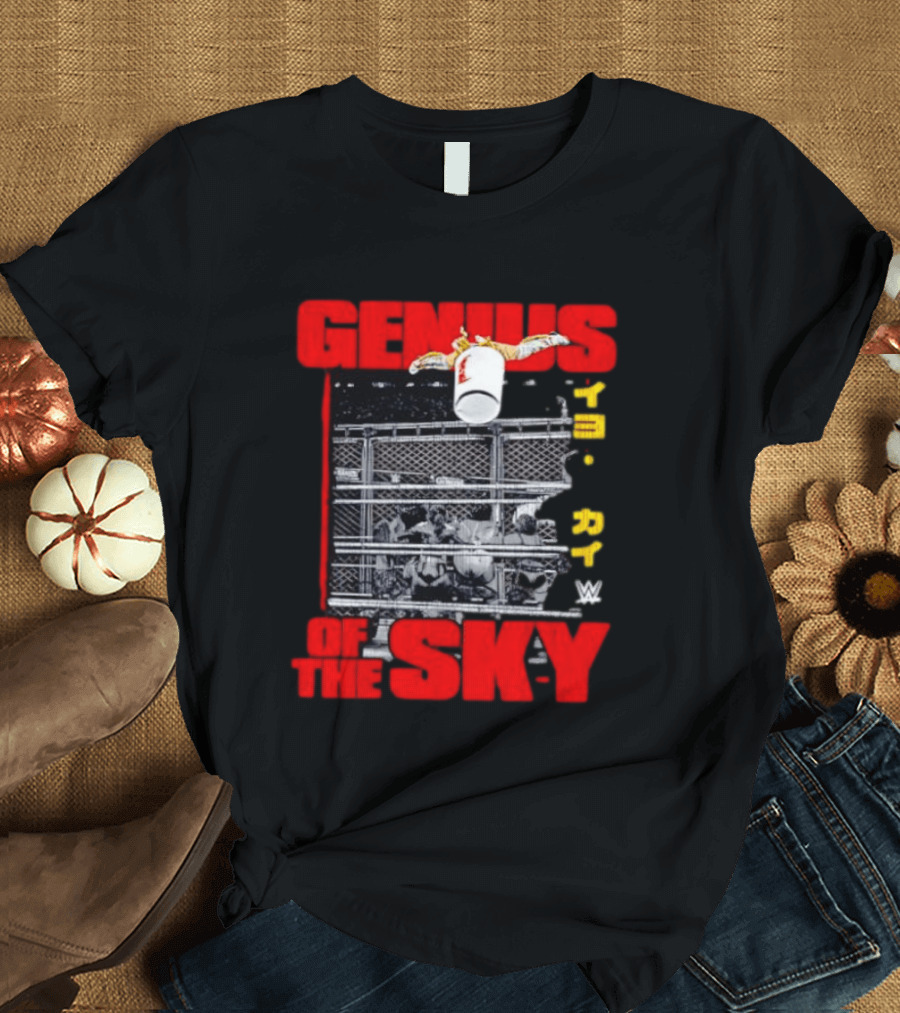 Genius Of The Sky Iyo Sky WWE Trash Can Flip T-Shirt