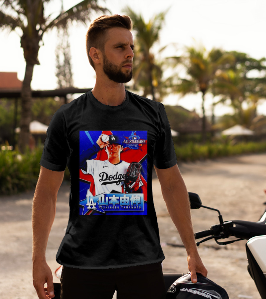 Los Angeles Dodgers Yoshinobu Yamamoto 2026 All Star Game Baseball T-Shirt