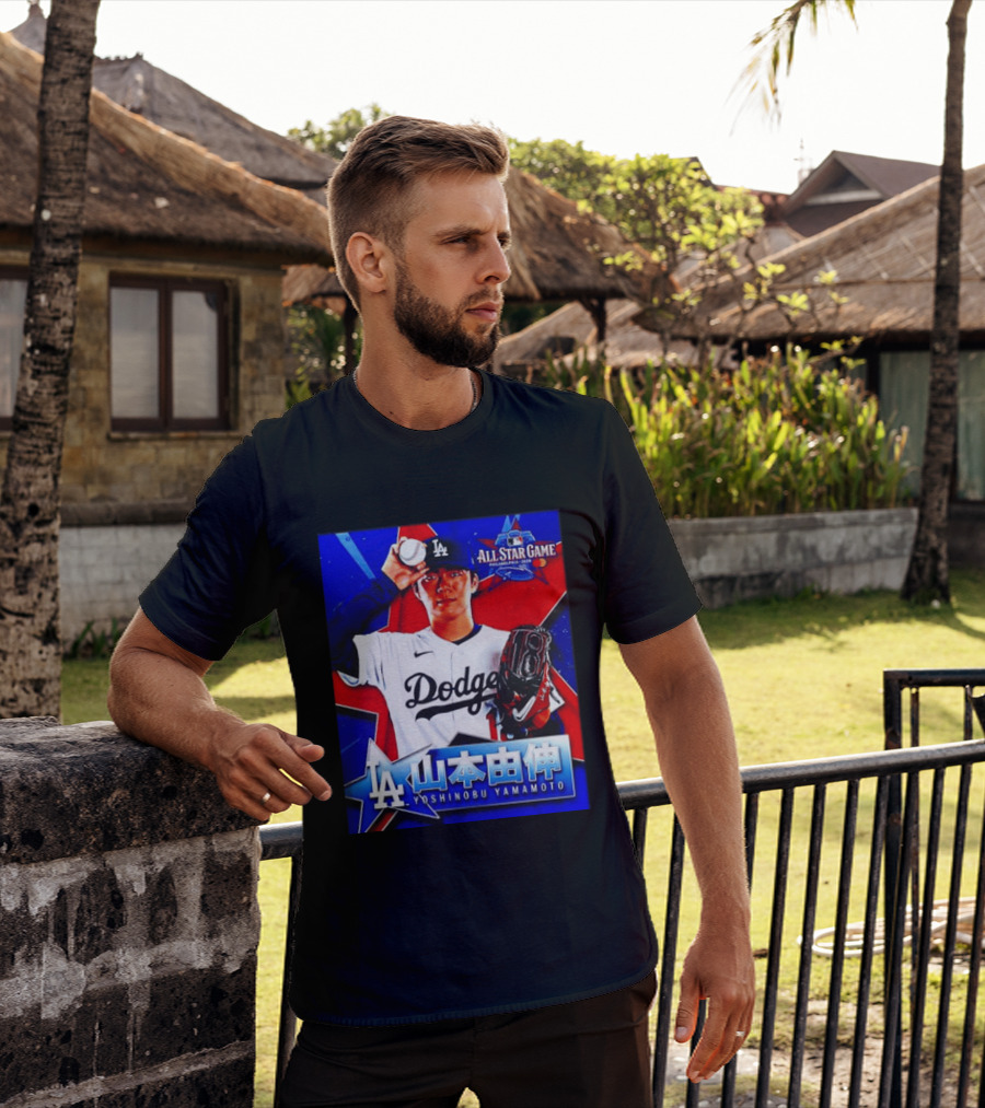 Los Angeles Dodgers Yoshinobu Yamamoto 2026 All Star Game Baseball T-Shirt