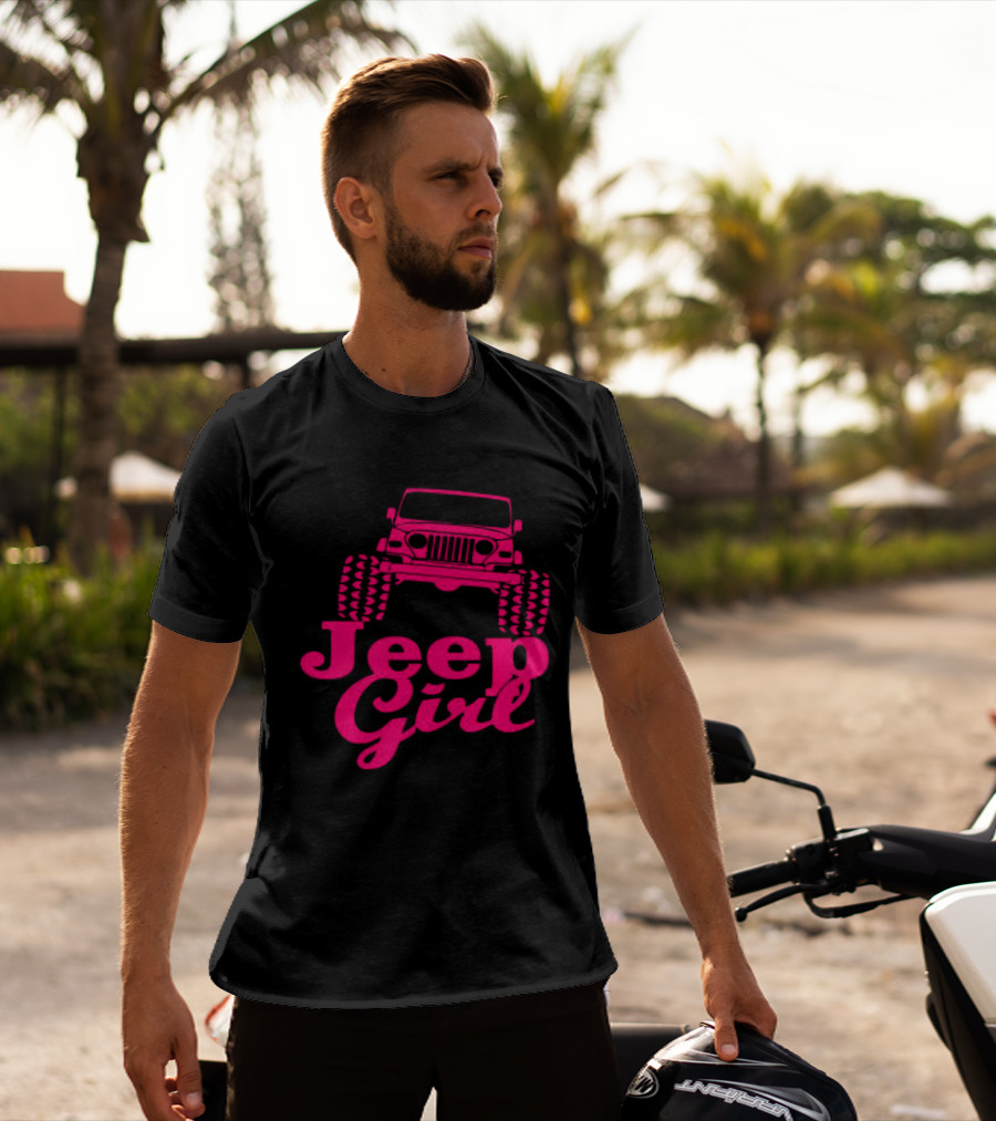 Jeep Girl Off Road Adventure Enthusiast Tire Tread T-Shirt