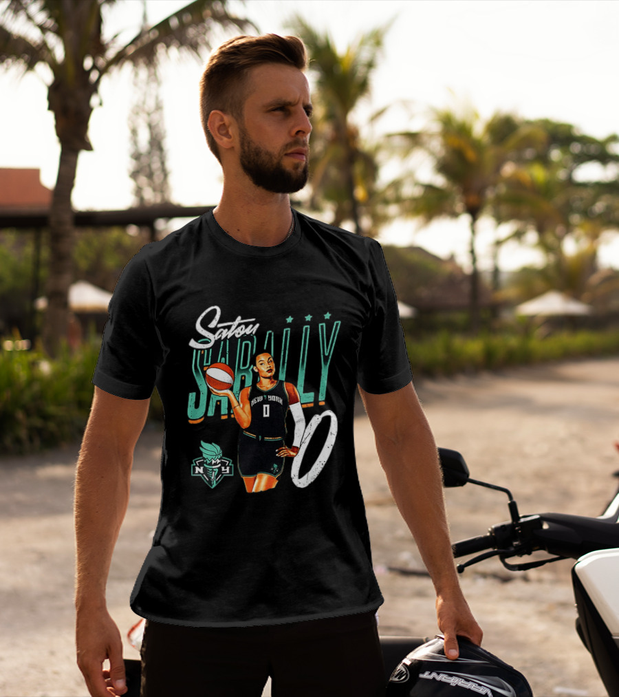 Satou Sabally New York Liberty Basketball 00 WNBA Player T-Shirt