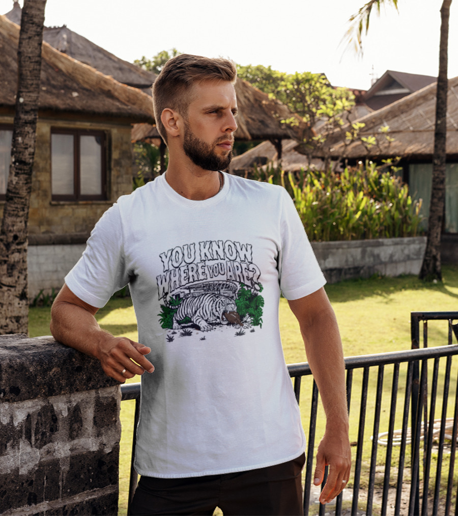 Cincinnati Bengals Tiger You Know Where You Are Jungle T-Shirt