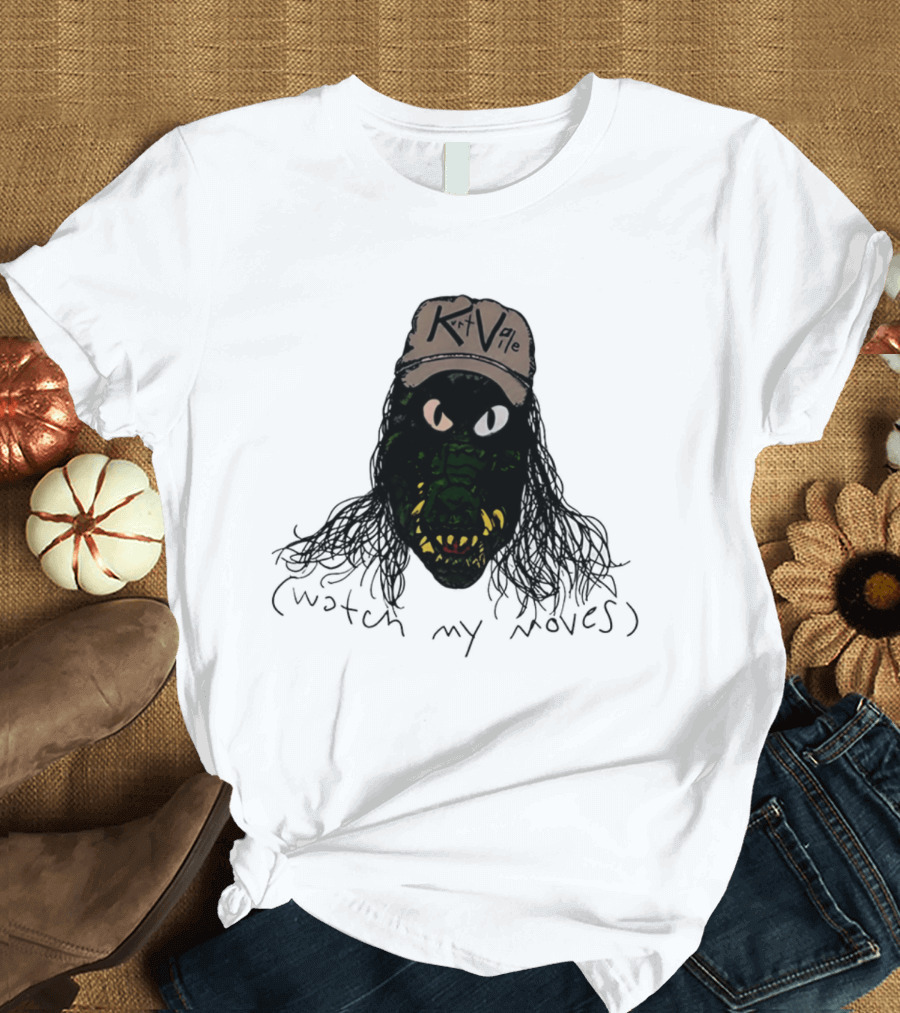 Kurt Vile My Moves Indie Rock Monster Hat T-Shirt