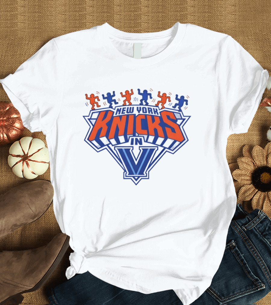 New York Knicks Vs Villanova 2026 Basketball Game Event T-Shirt