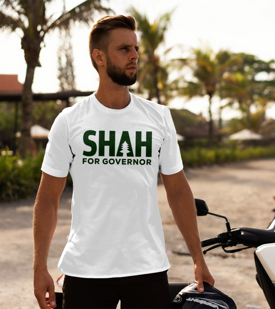 SHAH For Governor 2026 Tree T-Shirt