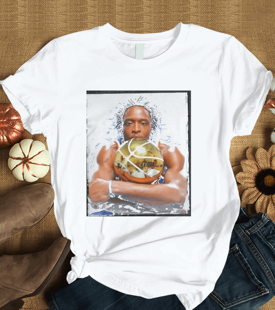 OG Anunoby Basketball Reflection Artistic Slam Magazine Photoshoot T-Shirt