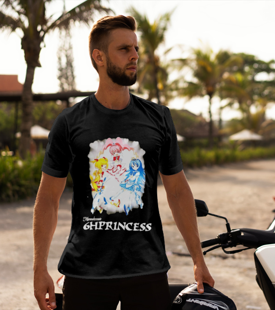 Mononoke 6HPPrincess Anime Characters Colorful Trio T-Shirt