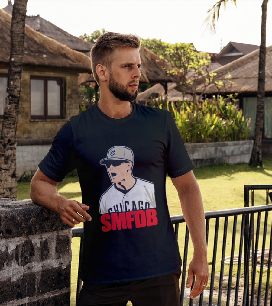 Chicago Cubs SMFDB Manager Yelling Iconic Baseball Team Fan T-Shirt
