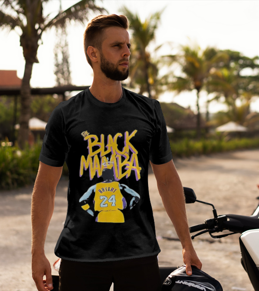 The Black Mamba Bryant 24 Los Angeles Lakers T-Shirt
