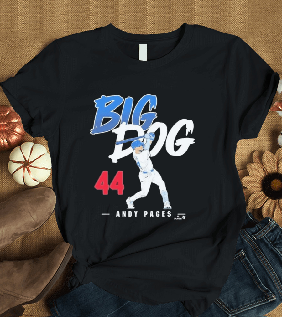 MLB Los Angeles Dodgers Andy Pages 44 Big Dog T-Shirt