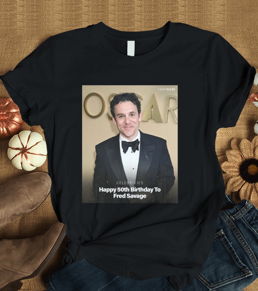 Happy 50th Birthday To Fred Savage CinemaBlend Celebrities T-Shirt