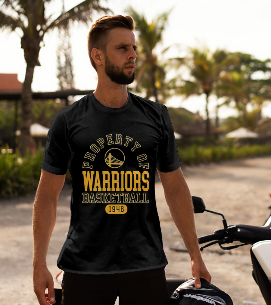 Property Of Warriors Basketball 1946 Golden State Iconic Team Heritage T-Shirt