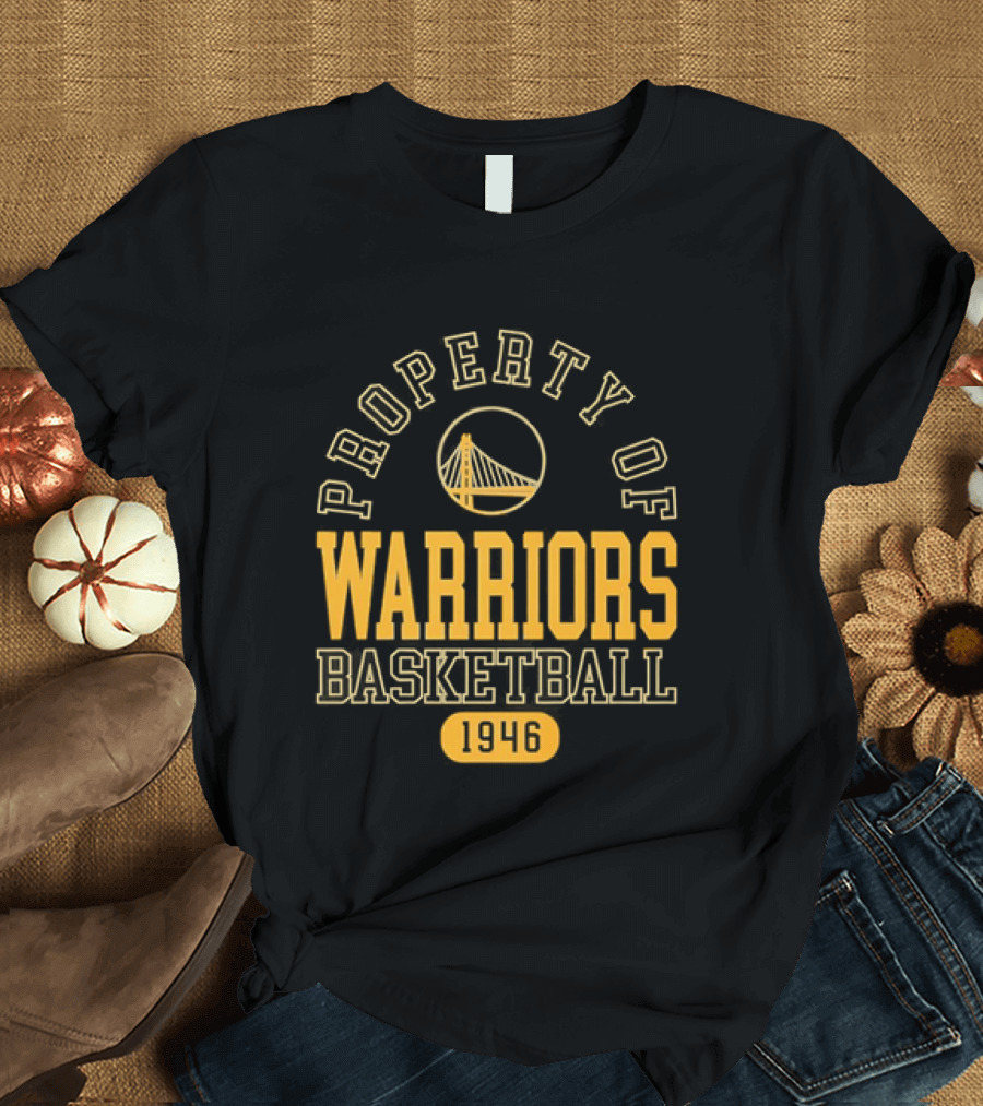 Property Of Warriors Basketball 1946 Golden State Iconic Team Heritage T-Shirt