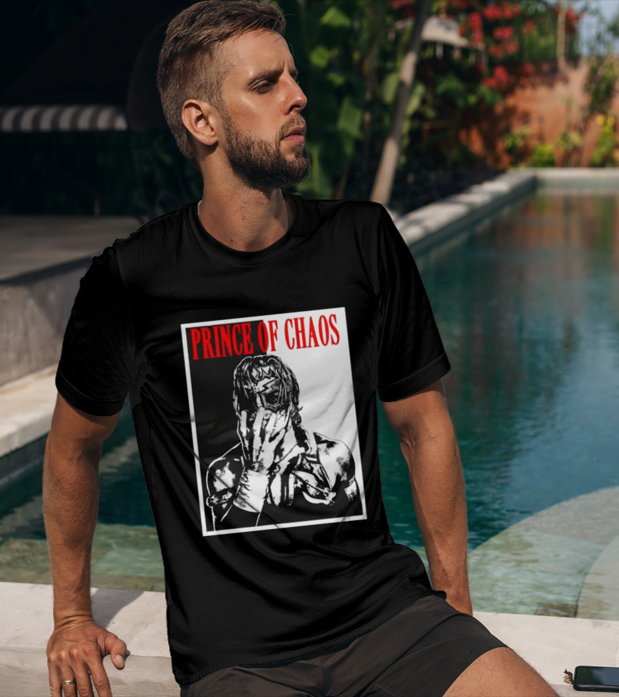 Shado Jr Prince Of Chaos Wrestling Lucha Libre Masked Wrestler T-Shirt