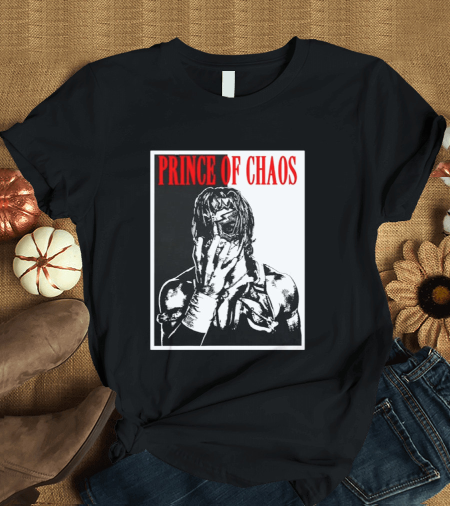 Shado Jr Prince Of Chaos Wrestling Lucha Libre Masked Wrestler T-Shirt
