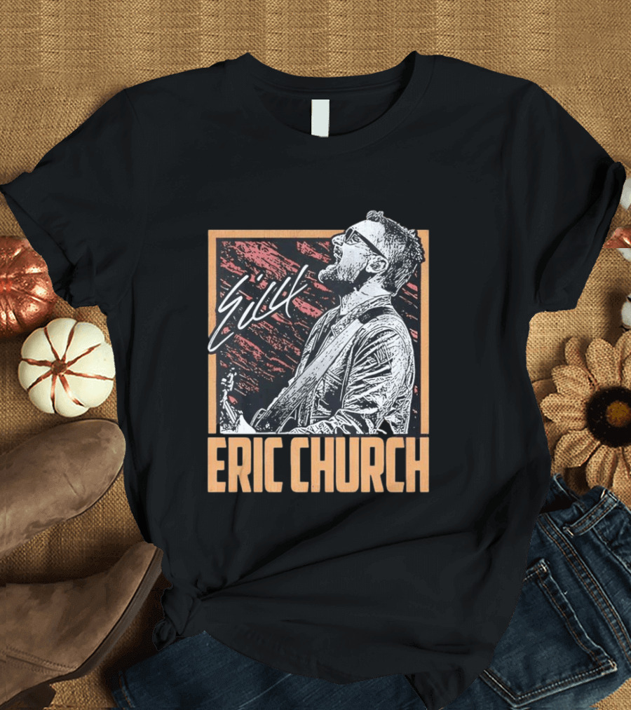 Sick Eric Church Live Singing Performance T-Shirt