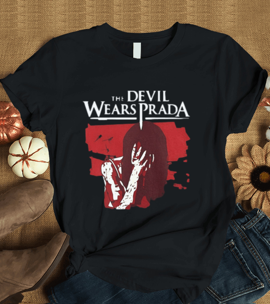 The Devil Wears Prada Crying Girl Red T-Shirt