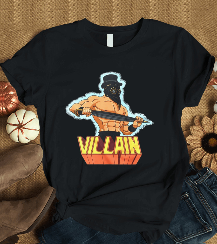 Villain Plague Doctor Warrior With Sword T-Shirt