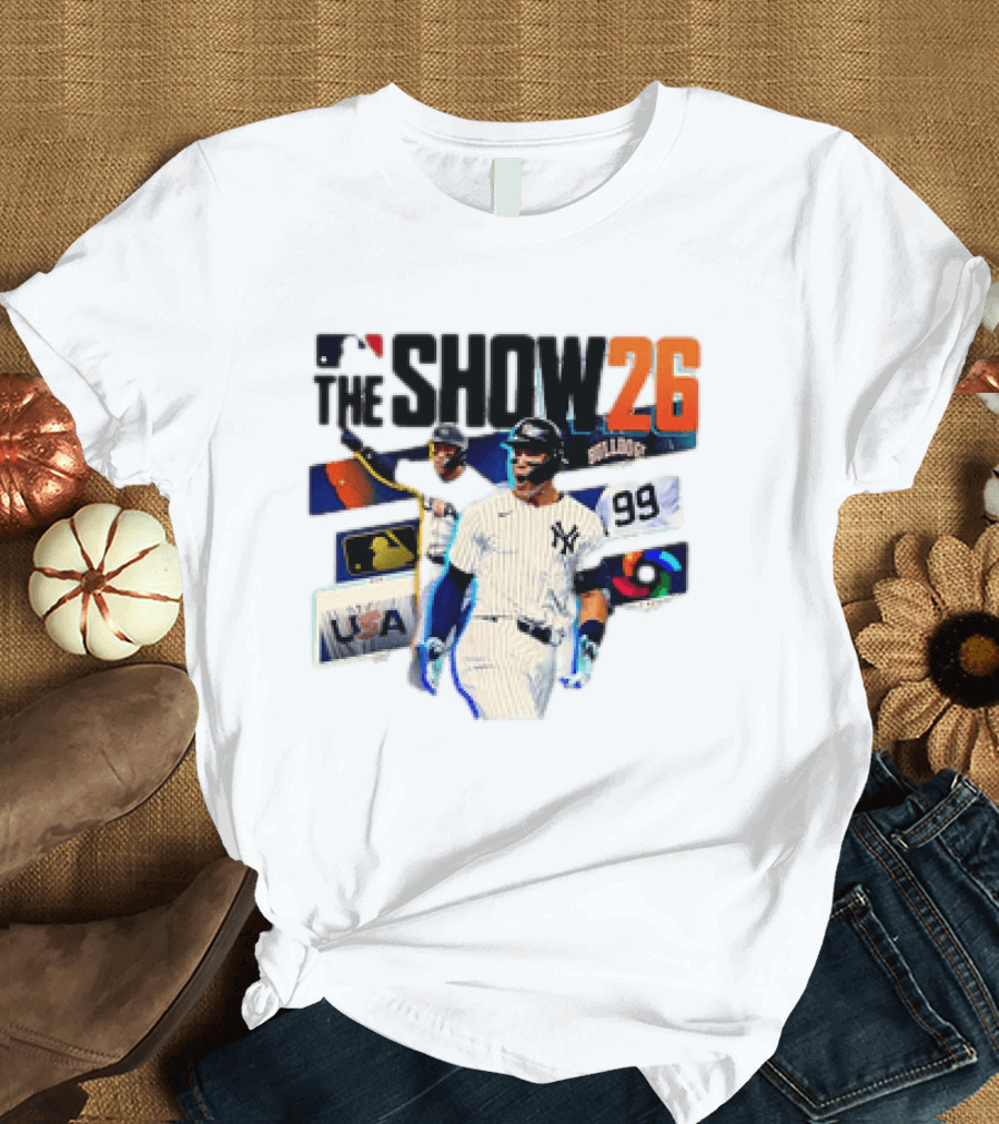 MLB The Show 26 Aaron Judge New York Yankees 99 USA T-Shirt