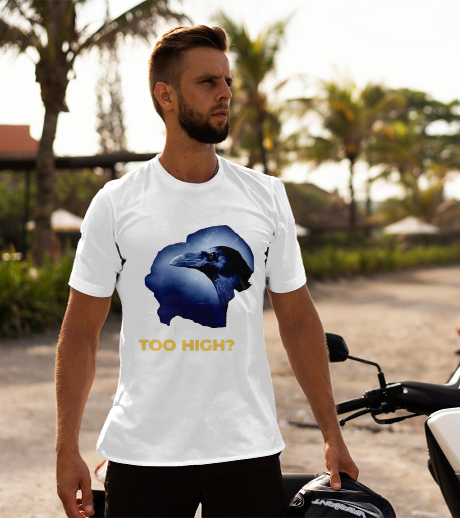 An IQ Too High Raven Sarcasm Meme T-Shirt
