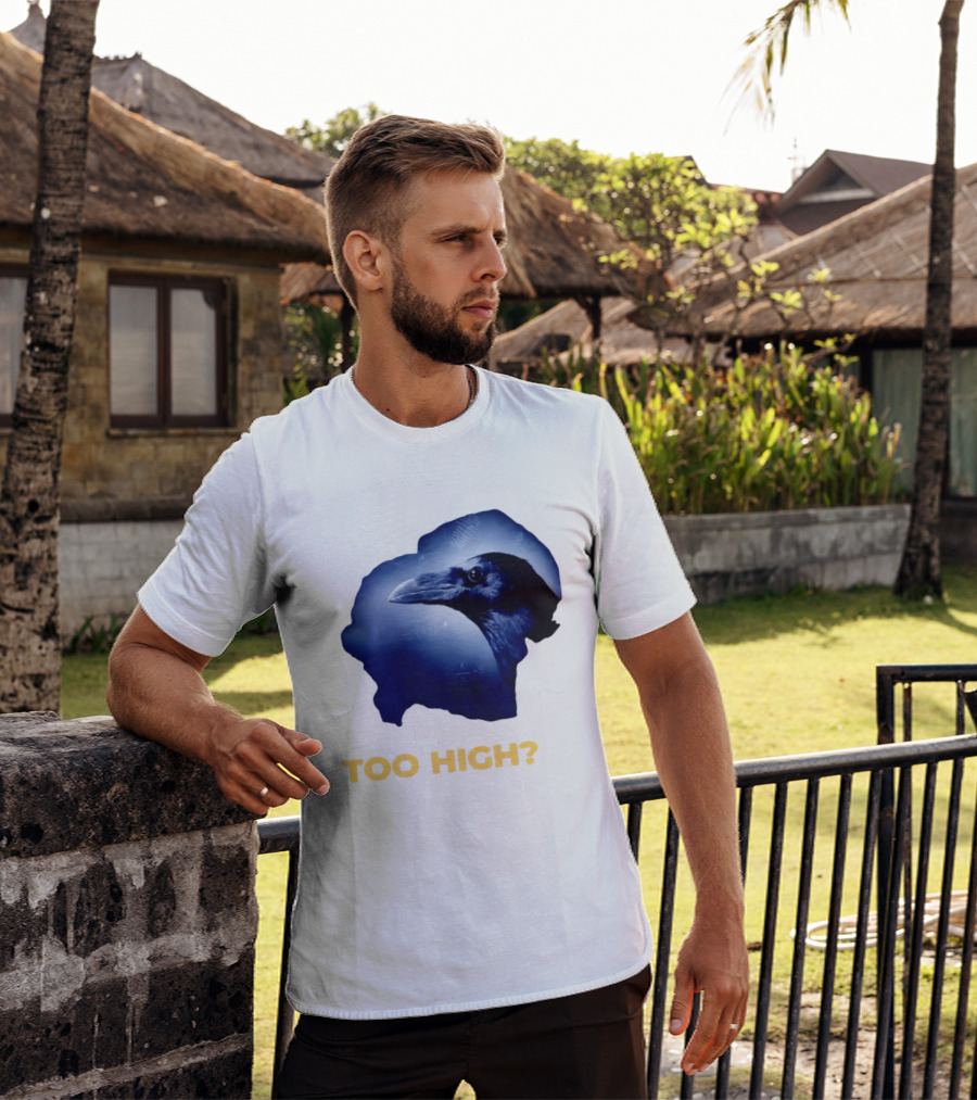 An IQ Too High Raven Sarcasm Meme T-Shirt