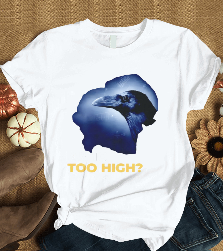 An IQ Too High Raven Sarcasm Meme T-Shirt