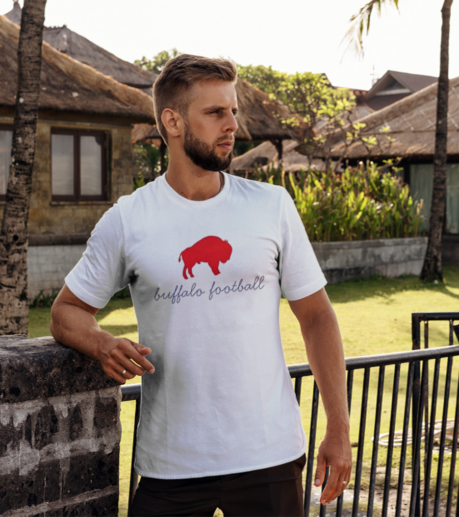 Buffalo Football Red Buffalo T-Shirt
