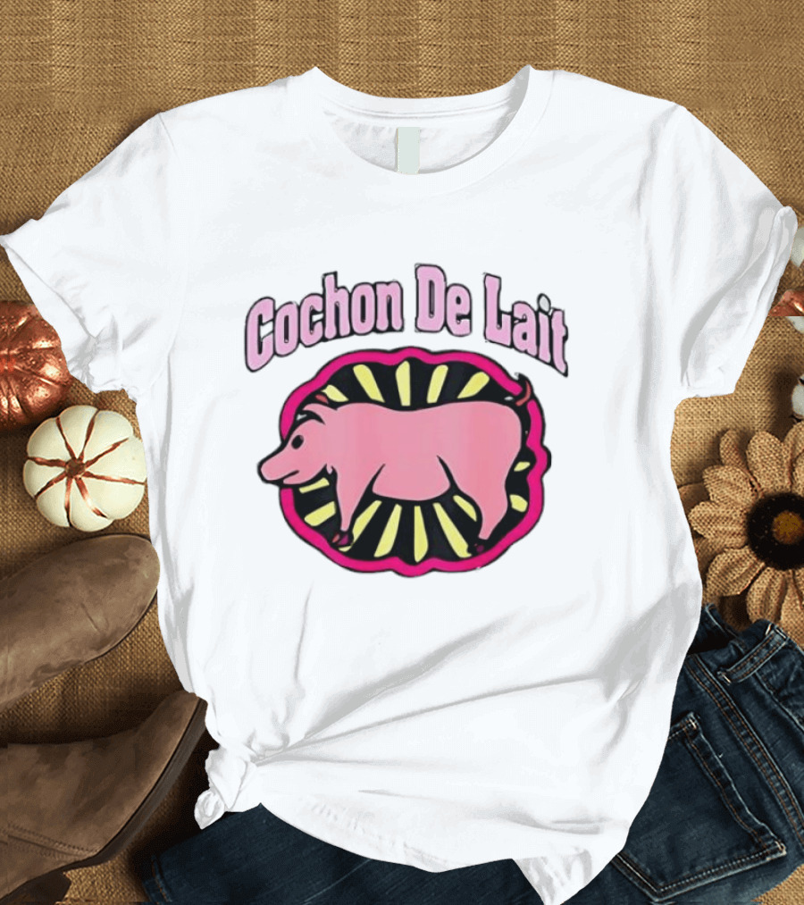 Cochon De Lait Pig Meat Culinary Food Festival Barbecue BBQ T-Shirt