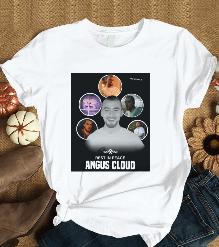 Angus Cloud Memorial Tribute AnimeFeels Rest In Peace T-Shirt