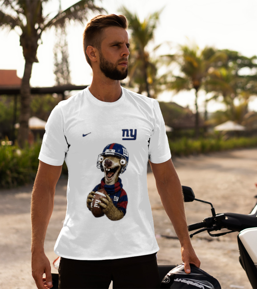Sid The Sloth New York Giants Football NFL Fan Gear T-Shirt