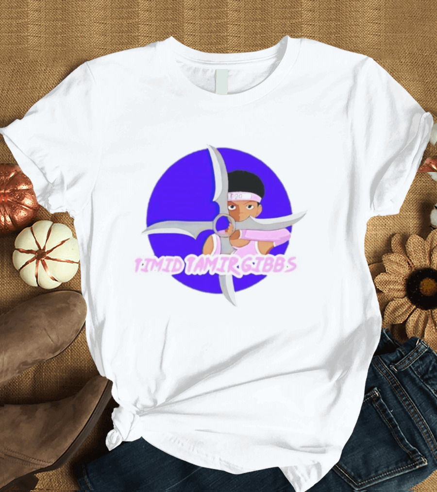 Timid Tamir Gibbs Windmill Shuriken Ninja T-Shirt