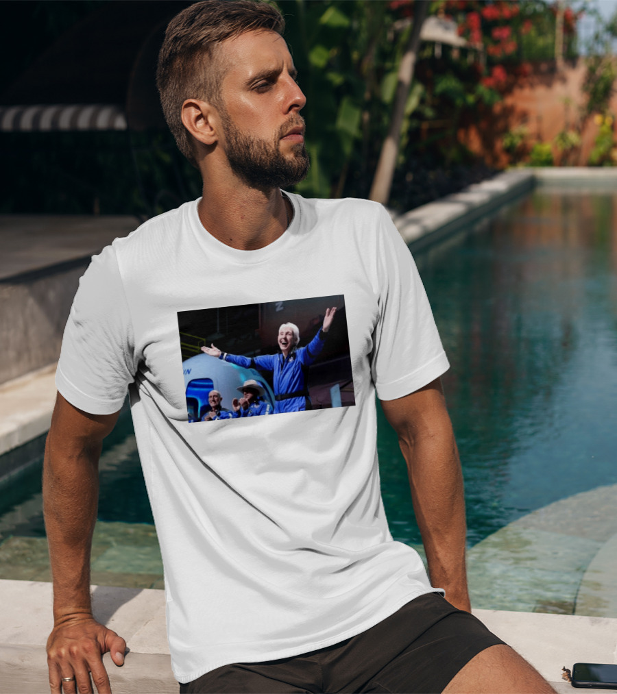 Wally Funk Age Record Space Travel Blue Origin Crew Celebration T-Shirt