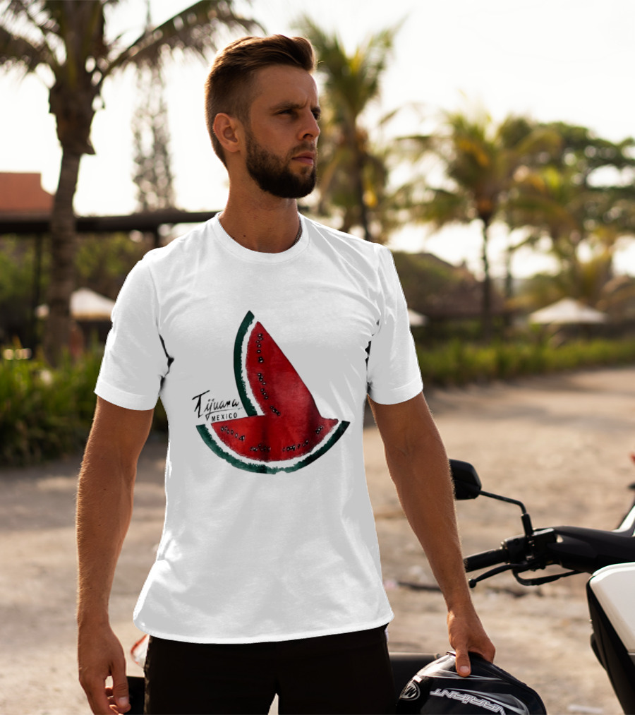 Tijuana Mexico Watermelon Summer Snack Souvenir T-Shirt